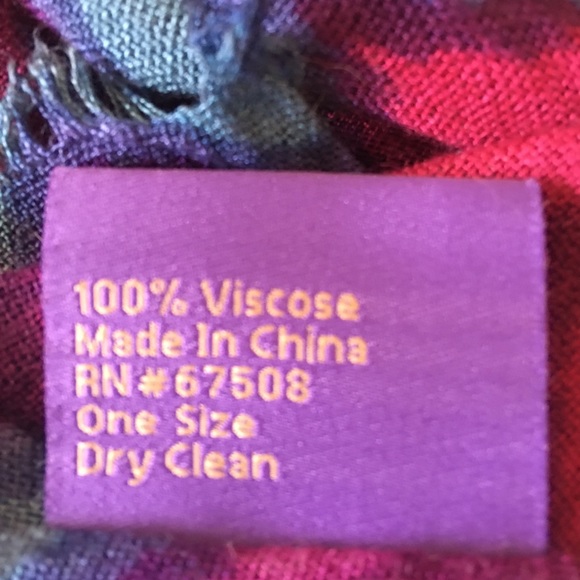 Curations by Stefanie Greenfield colorful scarf - Picture 8 of 8